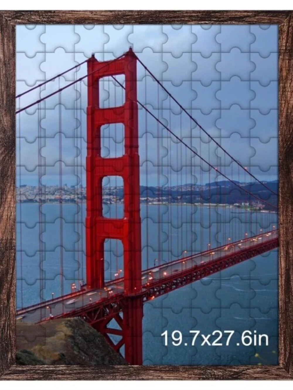 WALL FRAME-19.7X27.6-BROWN